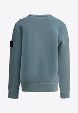 Stone Island Junior Boys Logo Patch Sweatshirt Blue 6100019S0045V014A_ca33c5a0-d1dc-428f-8b27-3cbe6d3ed1bd