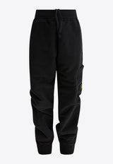 Stone Island Junior Boys Logo Patch Track Pants Black 6200001S0A20V0029_ce138ce5-5efa-412c-ae6b-545eaac1a1da