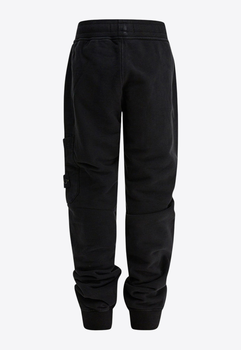 Stone Island Junior Boys Logo Patch Track Pants Black 6200001S0A20V0029_ce138ce5-5efa-412c-ae6b-545eaac1a1da
