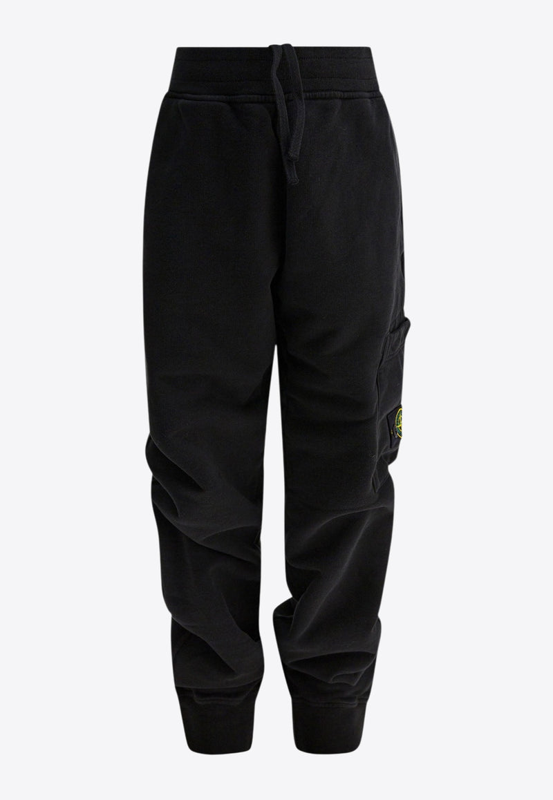 Stone Island Junior Boys Logo Patch Track Pants Black 6200001S0A20V0029_ce138ce5-5efa-412c-ae6b-545eaac1a1da