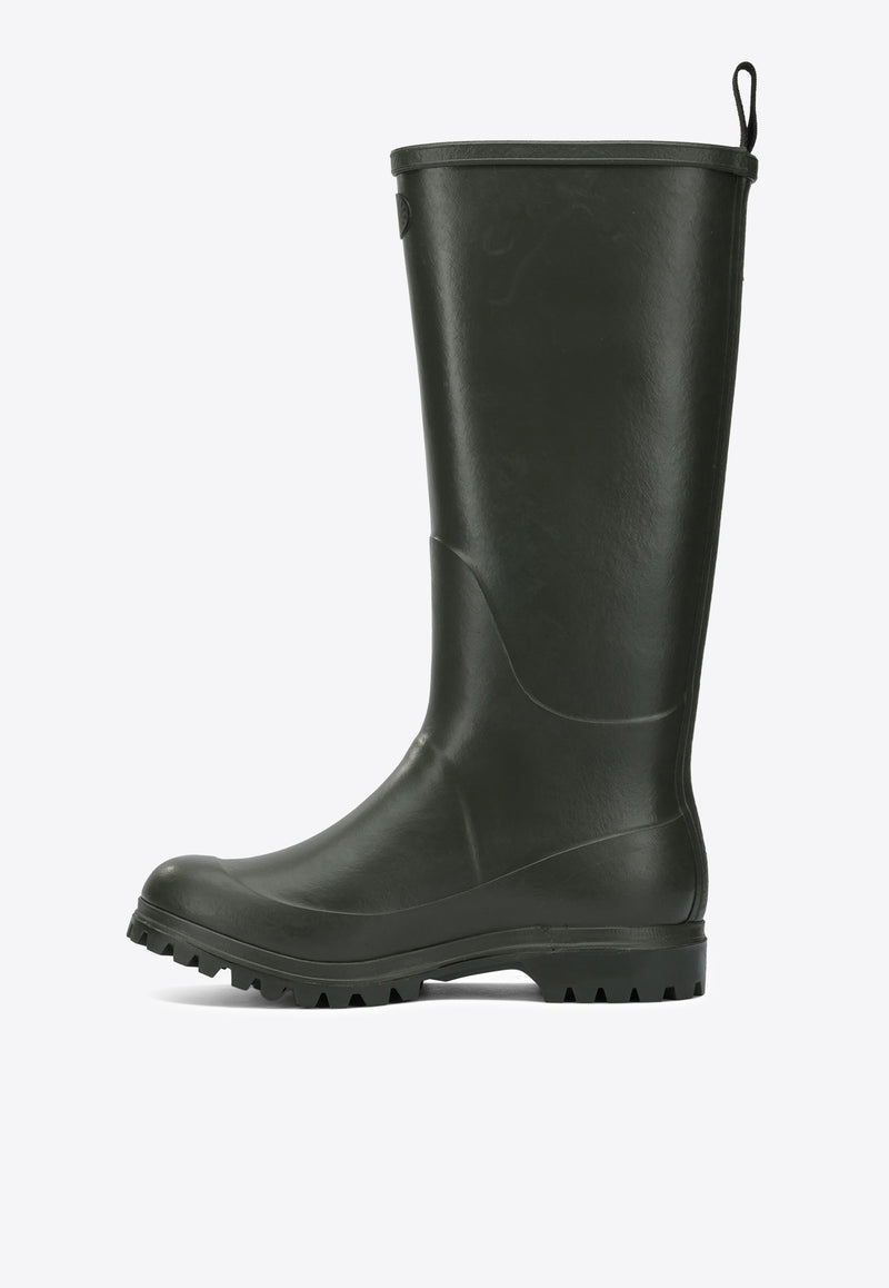 Superga 799 Knee-High Rain Boots Dark Green S8148XWA0K_711f1074-9758-4ec9-98cb-066bcb0466ea