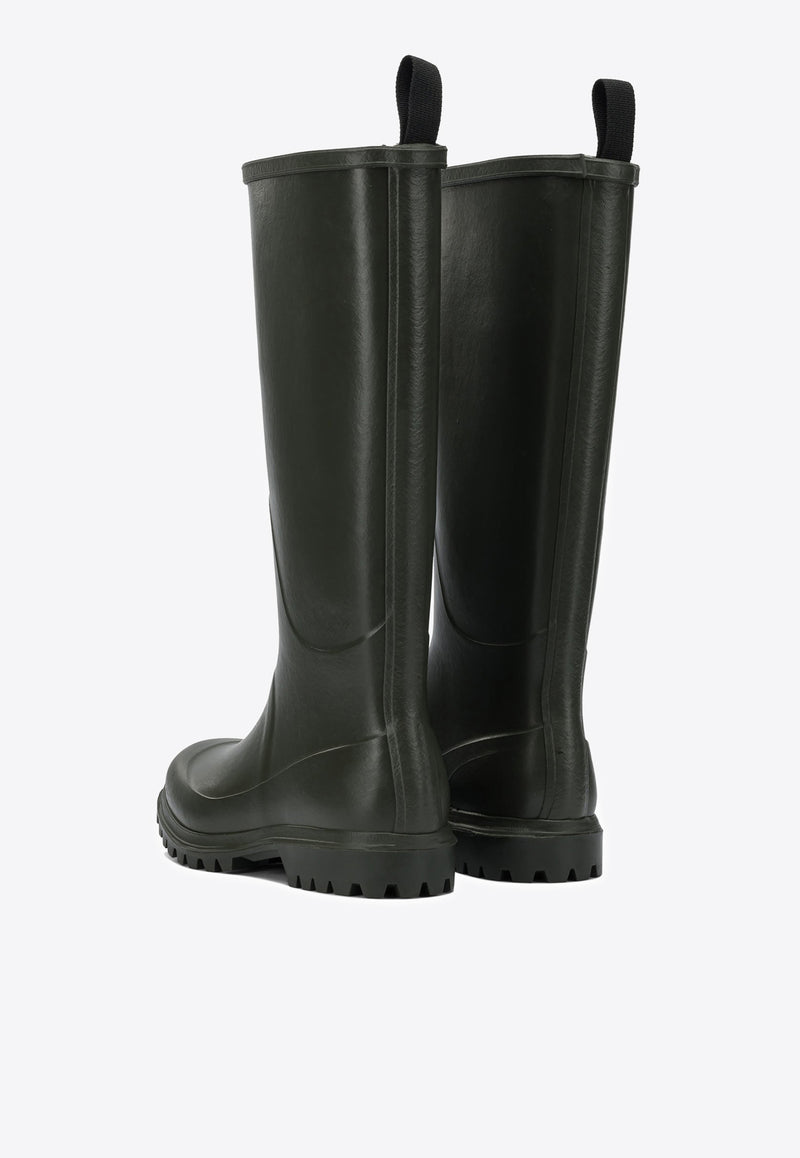Superga 799 Knee-High Rain Boots Dark Green S8148XWA0K_711f1074-9758-4ec9-98cb-066bcb0466ea