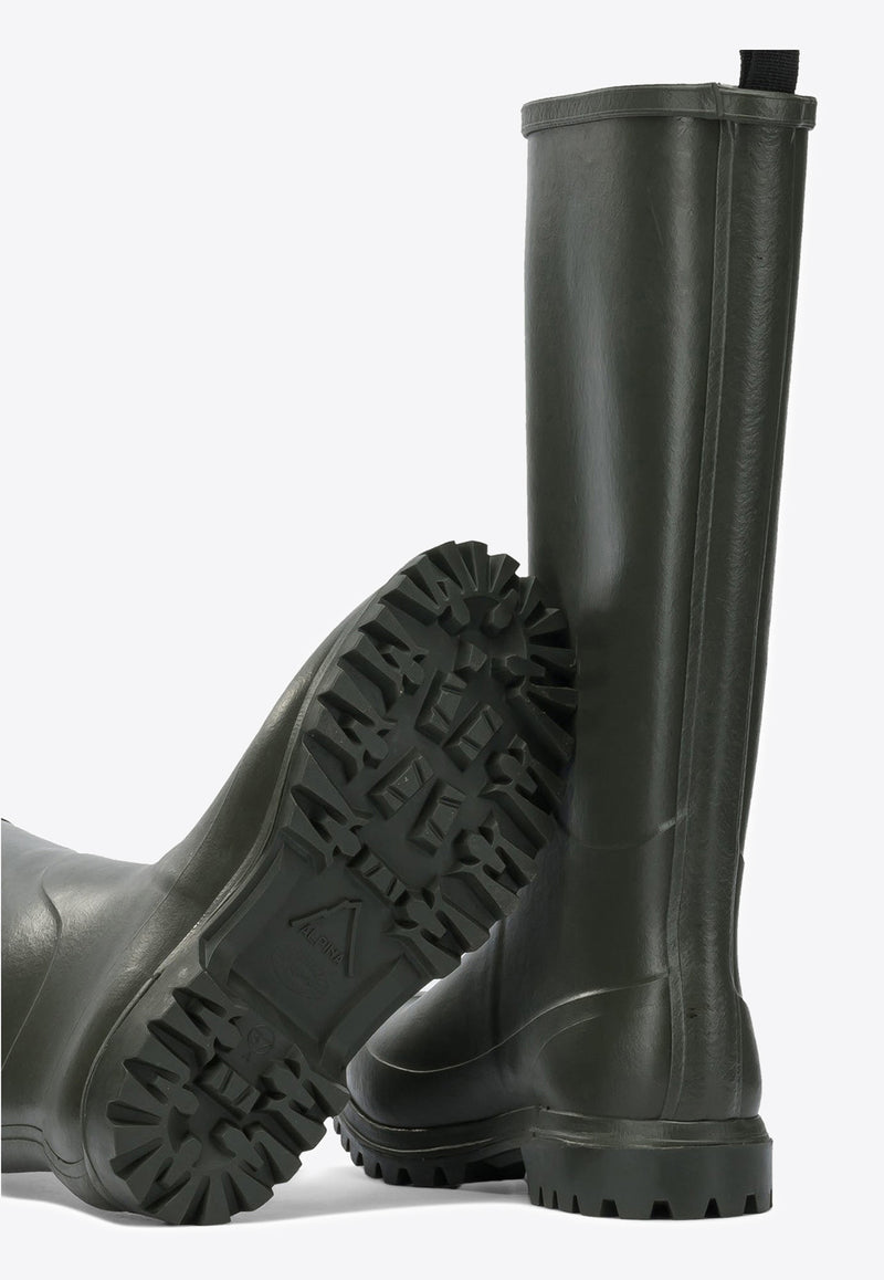 Superga 799 Knee-High Rain Boots Dark Green S8148XWA0K_711f1074-9758-4ec9-98cb-066bcb0466ea