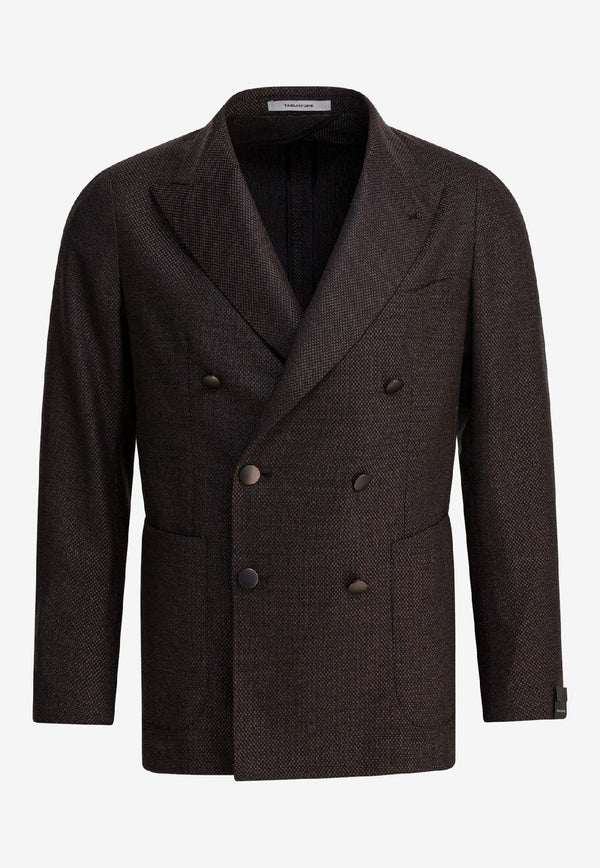 Tagliatore Wool Double-Breasted Blazer Brown 1SMC20KAI060109M3192_ee28a1dc-7c90-4896-aeb4-036b22d94b45