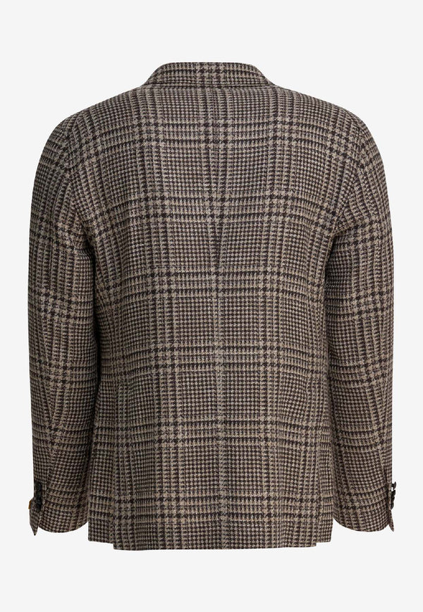 Tagliatore Prince of Wales Single-Breasted Blazer Brown 1SMC22KAIC90058EM862_1bf5253d-6af8-46ec-9e80-7536320ce076