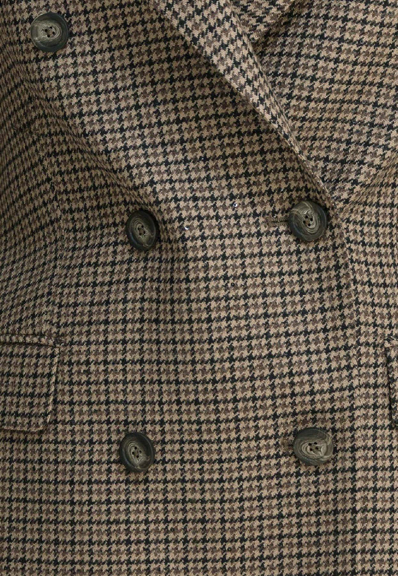 Tagliatore Wool Double-Breasted Jacket Brown J-PARIGI10B340329ET949_752c3155-022d-46e1-a3f3-7714f57fc89b