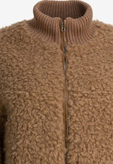 Thelaurent Zip-Up Bomber Jacket TLR23JKCM43CAMEL_f6abb5bc-5a42-4579-bd39-0c273d2d0394