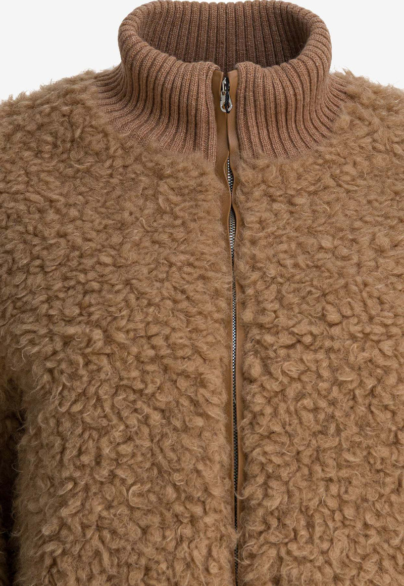 Thelaurent Zip-Up Bomber Jacket TLR23JKCM43CAMEL_f6abb5bc-5a42-4579-bd39-0c273d2d0394