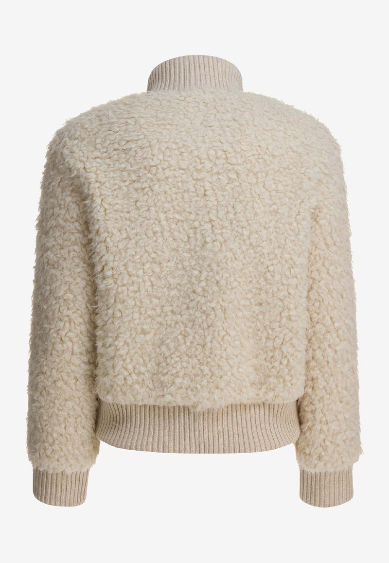 Thelaurent Zip-Up Bomber Jacket TLR23JKIV32IVORY_d0a58d4a-511e-4ec9-bea1-dd9c06b2efd5