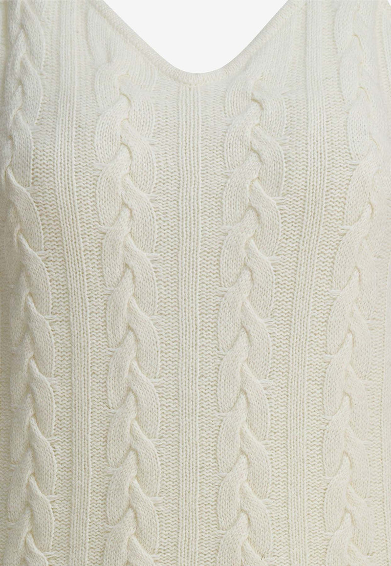 Thelaurent Cable-Knit Midi Dress TLR24DRIV50IVORY_d4340301-8b35-4b8e-9153-732b6044afb9