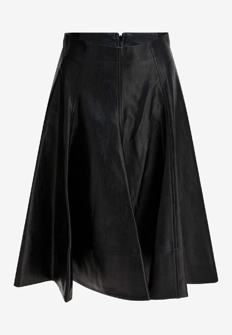 Thelaurent Pleated Midi Skirt TLR24SKBK12BLACK_16feeb6b-2fa0-4b93-a4f9-2b60fc2b1231
