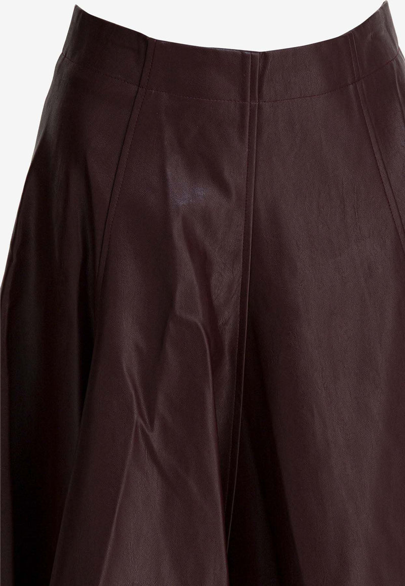 Thelaurent A-line Midi Skirt TLR24SKWI51WINE_38242a32-995c-42e8-b05c-e64f88b549f7