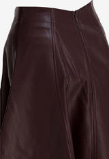 Thelaurent A-line Midi Skirt TLR24SKWI51WINE_38242a32-995c-42e8-b05c-e64f88b549f7