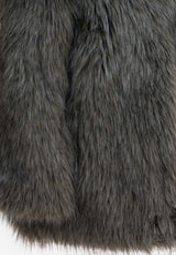 Thelaurent Buttoned Faux Fur Jacket TLR25JKGY70GRAY_279f4404-afb0-4c35-a64b-f8fbd01764a1