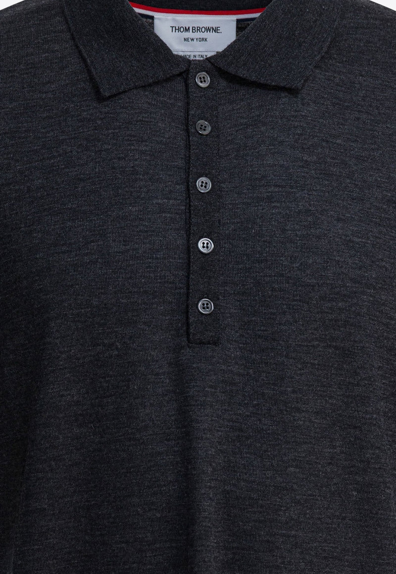 Thom Browne 4-bar Stripes Wool Polo T-shirt Gray MJP228AJ0213015_7d3ea6e4-4aea-426c-806f-b7af894d2ea0