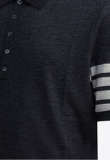 Thom Browne 4-bar Stripes Wool Polo T-shirt Gray MJP228AJ0213015_7d3ea6e4-4aea-426c-806f-b7af894d2ea0