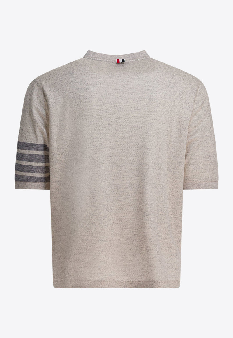 Thom Browne 4-bar Stripes T-shirt Gray MJS292AJ0213050_52e37150-5d6c-4414-a2e2-cae41728aa57