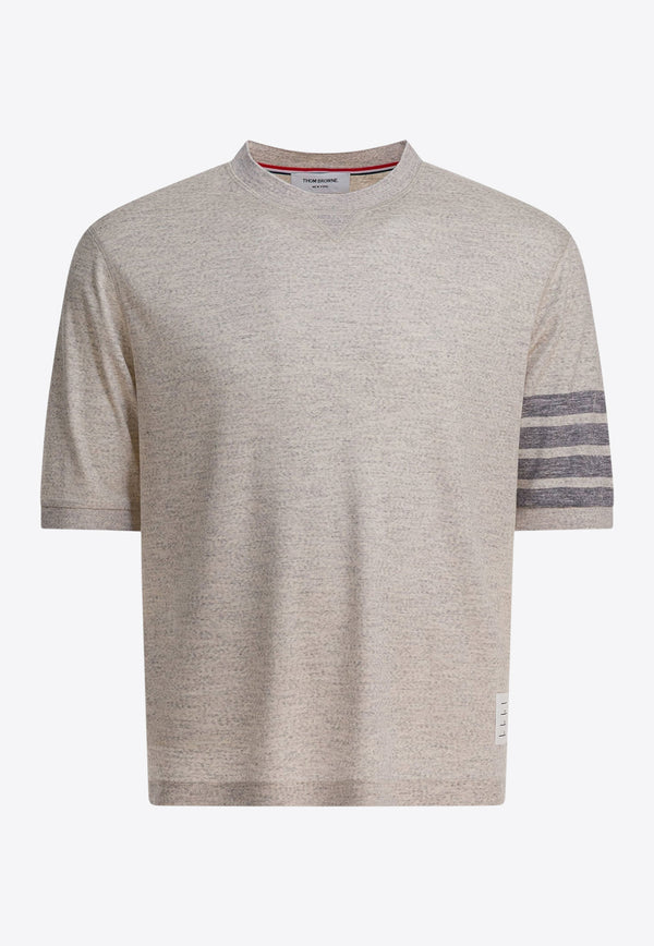 Thom Browne 4-bar Stripes T-shirt Gray MJS292AJ0213050_52e37150-5d6c-4414-a2e2-cae41728aa57