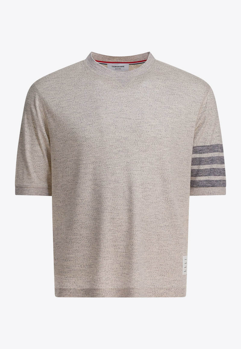 Thom Browne 4-bar Stripes T-shirt Gray MJS292AJ0213050_52e37150-5d6c-4414-a2e2-cae41728aa57