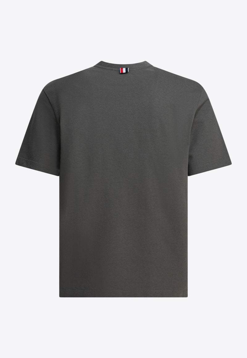 Thom Browne Name Tag Patch T-shirt Green MJS295EJ0235310_341fed6b-9813-45ed-8c3a-faa618e8469d