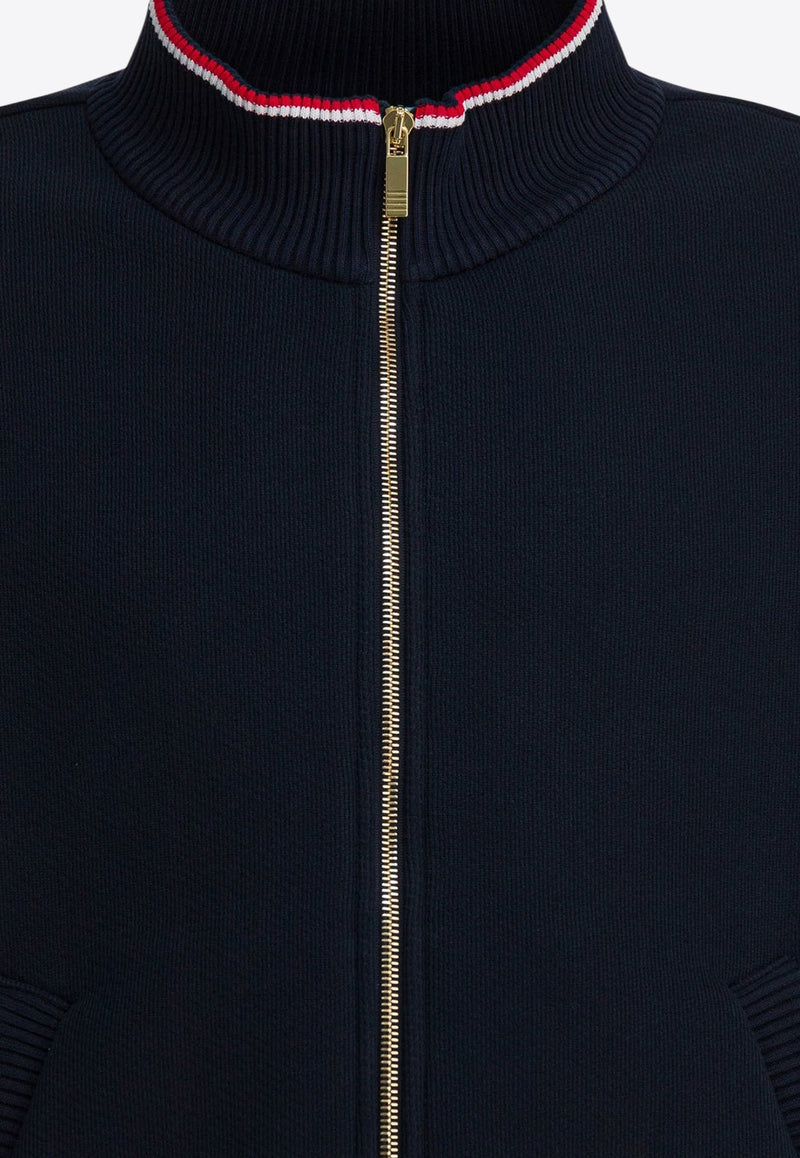 Thom Browne Name Tag Patch Zip-Up Jacket Blue MJT545AJ0233415_bfcde220-f83d-4c86-89f6-b99c656c136f