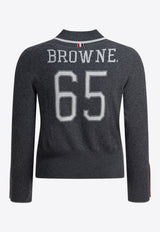 Thom Browne Browne 65 Long-Sleeved Polo T-shirt Black MKP150AY2001035_306af716-3ea9-42fa-9013-e85685d80b63