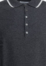 Thom Browne Browne 65 Long-Sleeved Polo T-shirt Black MKP150AY2001035_306af716-3ea9-42fa-9013-e85685d80b63