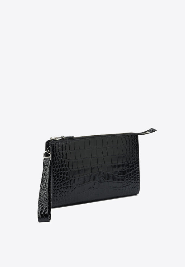 Tom Ford Mini Croc-Embossed Leather Zip Pouch Black H0500LCL439S1N001_55a914f9-fca3-44c8-868c-4e64a7acf0b1
