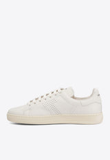 Tom Ford Warwick Perforated Logo Leather Sneakers White J1507LCL045L3WW06_83027