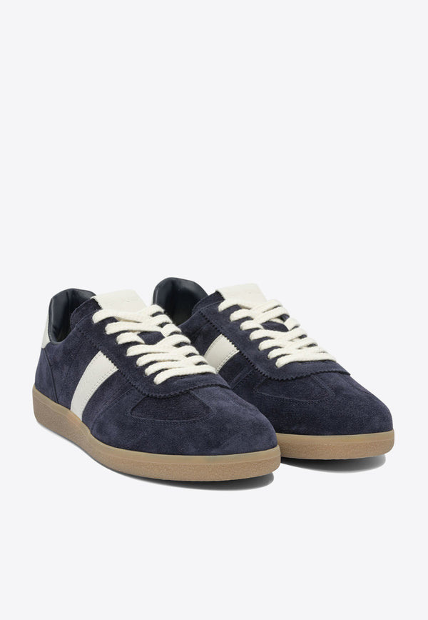 Tom Ford Archer Suede Sneakers Blue J1558LCL046N3LA13_82436