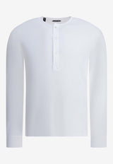 Tom Ford Henley Long-Sleeved T-shirt  White JHL019JMC067AW002_157cf6c8-823a-415b-b07b-057c2c739c4b