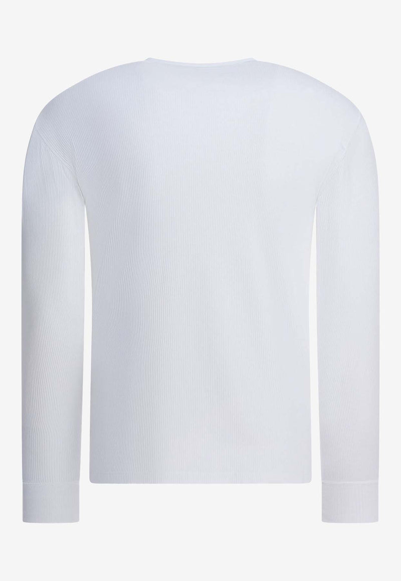 Tom Ford Henley Long-Sleeved T-shirt  White JHL019JMC067AW002_157cf6c8-823a-415b-b07b-057c2c739c4b
