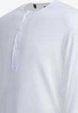 Tom Ford Henley Long-Sleeved T-shirt  White JHL019JMC067AW002_157cf6c8-823a-415b-b07b-057c2c739c4b