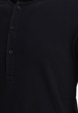 Tom Ford Henley Long-Sleeved Knit T-shirt Black JHL019JMC067LB999_248140c2-1f30-421b-9548-b47fc4375e1a