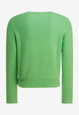 Tom Ford Cashmere Crewneck Sweater  Green KCL064YMK097FG266_a27bdbc5-505c-4118-b27c-3629236c4c35