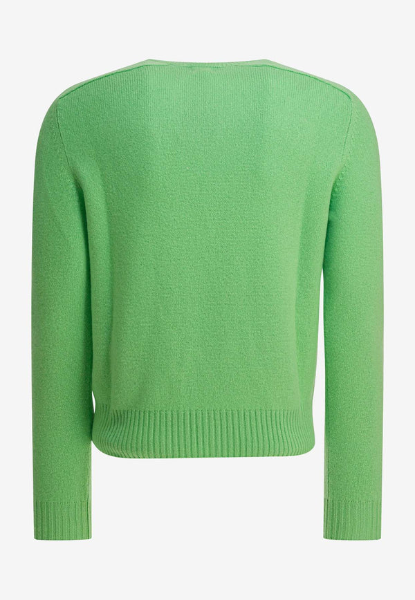 Tom Ford Cashmere Crewneck Sweater  Green KCL064YMK097FG266_a27bdbc5-505c-4118-b27c-3629236c4c35