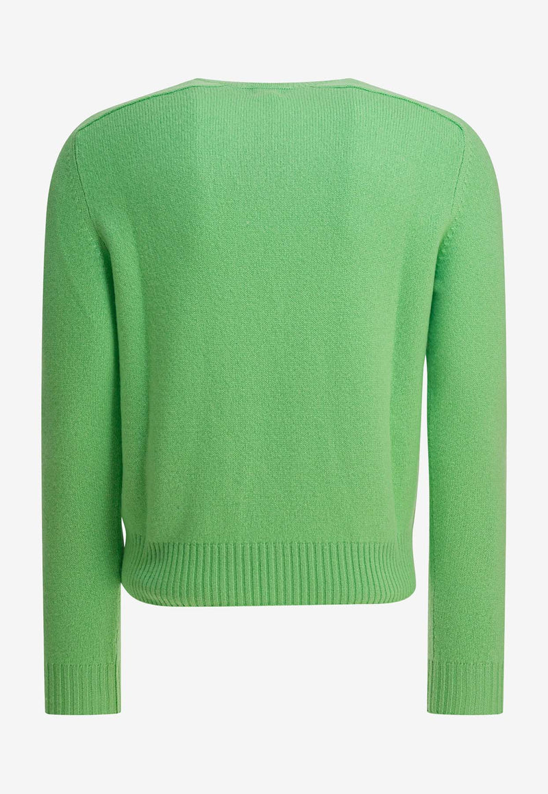 Tom Ford Cashmere Crewneck Sweater  Green KCL064YMK097FG266_a27bdbc5-505c-4118-b27c-3629236c4c35