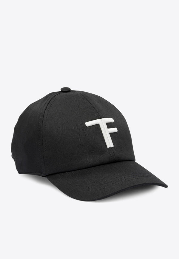 Tom Ford Embroidered TF Baseball Cap Black MH004TCN057G3NW02_82435