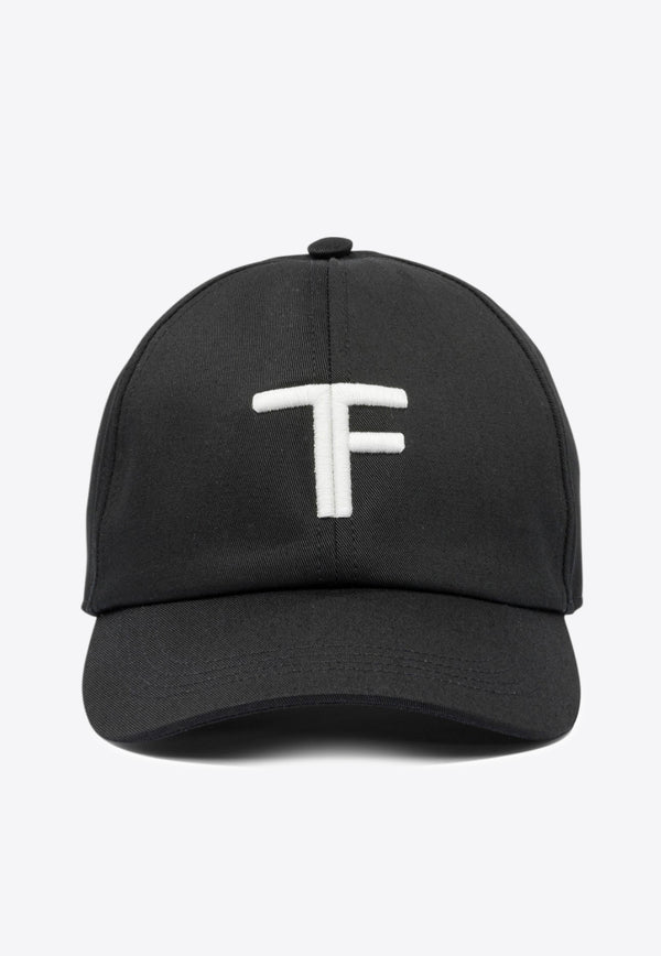 Tom Ford Embroidered TF Baseball Cap Black MH004TCN057G3NW02_82435