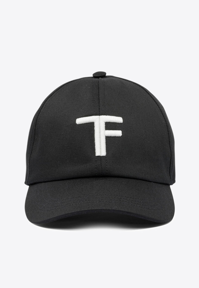 Tom Ford Embroidered TF Baseball Cap Black MH004TCN057G3NW02_82435