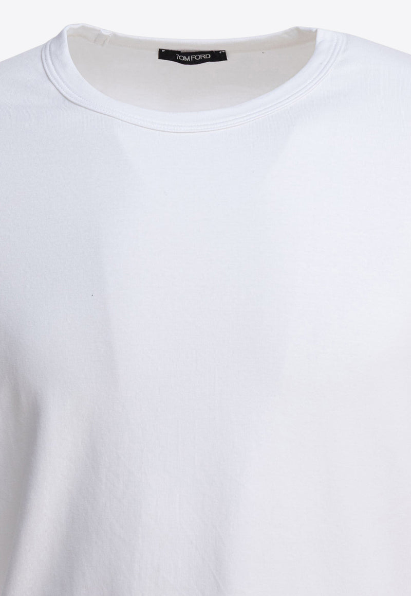 Tom Ford Basic Crewneck T-shirt White T4M081040100_bbb31df9-d794-4fe2-864c-423af7bb07b9