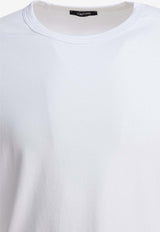 Tom Ford Logo-Embroidered Crewneck T-shirt T4M081040100_bbb31df9-d794-4fe2-864c-423af7bb07b9