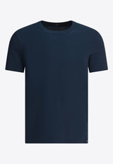 Tom Ford Basic Crewneck T-shirt Blue T4M081040412_4a94fa19-f23e-4f4a-8baf-e327ae9b2786
