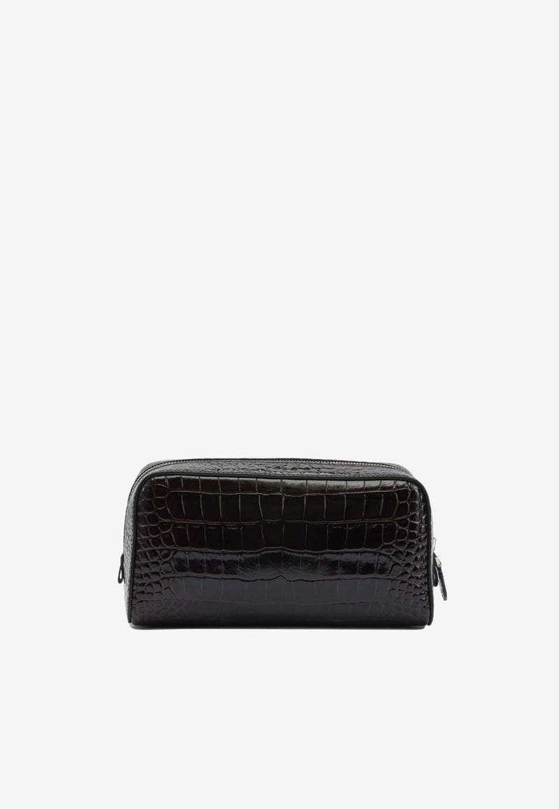 Tom Ford Croc-Embossed Leather Toiletry Pouch  Brown Y0356LCL439S1B087_b8d3027c-b041-4f25-b1cf-923c271f64e7
