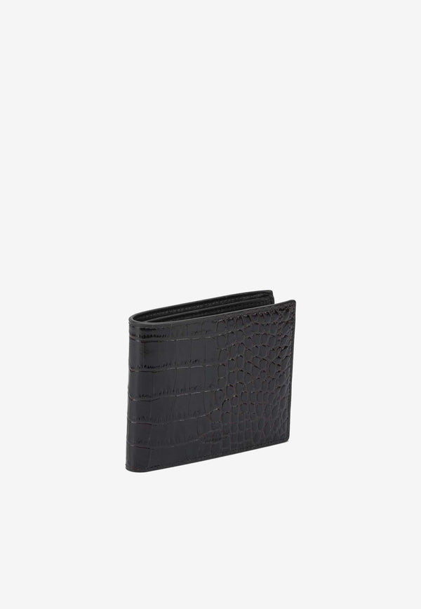 Tom Ford Croc-Embossed Leather Wallet  Brown Y0410LCL439S1B087_fb7ad743-406c-4565-94da-373b52c82ad6
