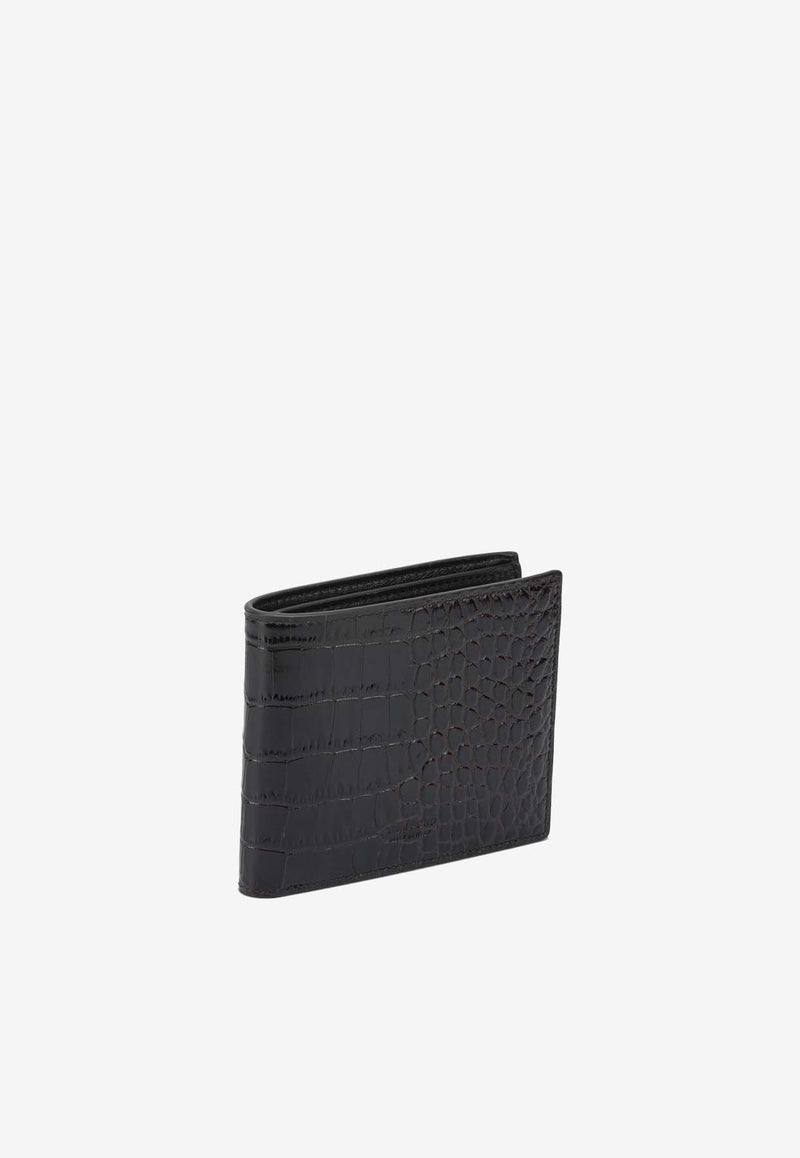 Tom Ford Croc-Embossed Leather Wallet  Brown Y0410LCL439S1B087_fb7ad743-406c-4565-94da-373b52c82ad6