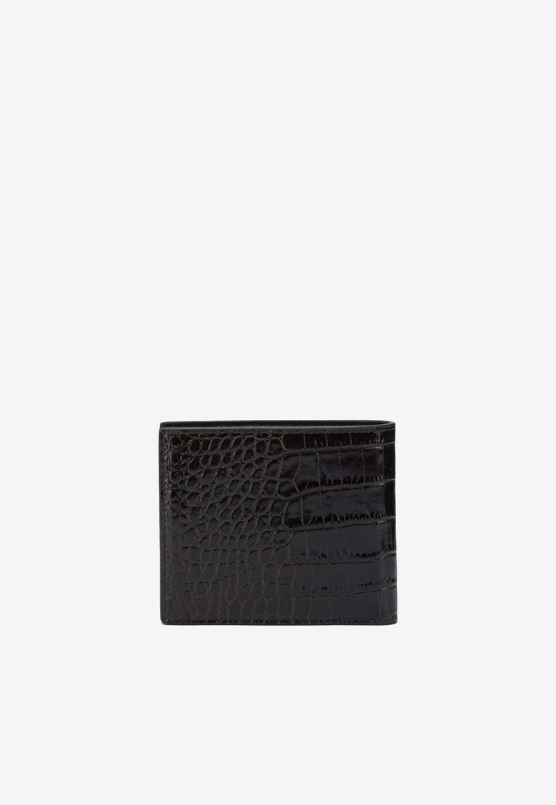 Tom Ford Croc-Embossed Leather Wallet  Brown Y0410LCL439S1B087_fb7ad743-406c-4565-94da-373b52c82ad6