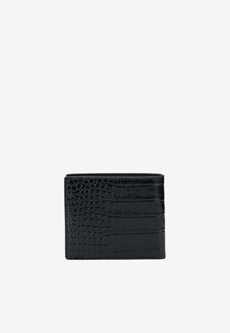 Tom Ford Croc-Embossed Leather Wallet  Black Y0410LCL439S1N001_e218b837-4cd0-44a2-94e1-c659f2c5f837