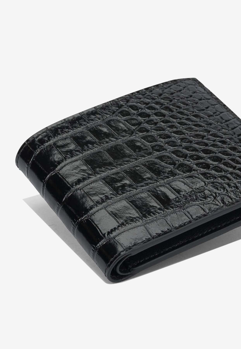Tom Ford Croc-Embossed Leather Wallet  Black Y0410LCL439S1N001_e218b837-4cd0-44a2-94e1-c659f2c5f837
