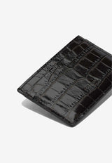 Tom Ford Exotic Line Croc-Embossed Leather Cardholder Brown Y0413LCL439S1B087_f0e933f9-8467-40a9-a597-0a4c2fc65b64